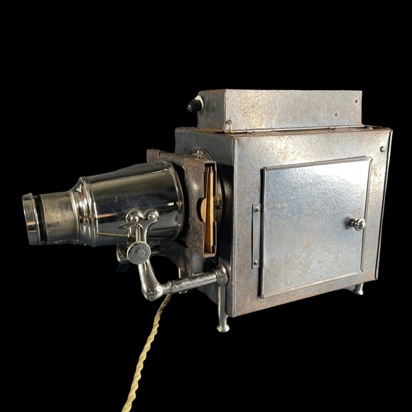 Antique Magic Lantern Slide Bulb Projector Late 1800s + Extra Slides *WORKS* - Picture 6 of 16